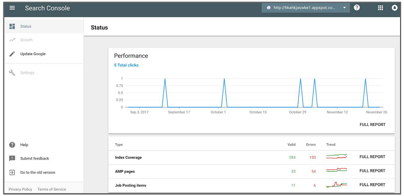 Новая версии Search Console